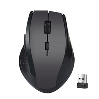 Bezprzewodowa mysz 2.4ghz dla graczy do komputera mysz gamingowa PC z odbiornikiem USB akcesoria do laptopa dla systemu Windows Win 7/2000/XP/Vista 5